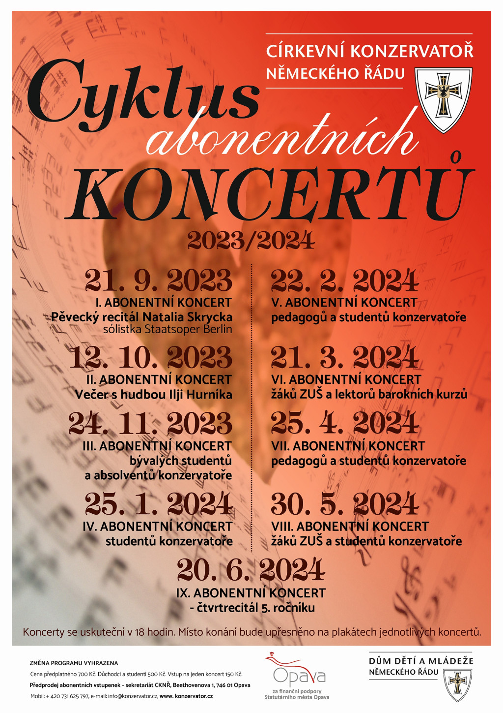 Cyklus abonentních koncertů 2023/2024