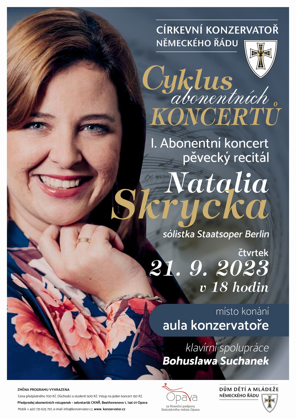 I. Abonentní koncert - pěvecký recitál Skrycka