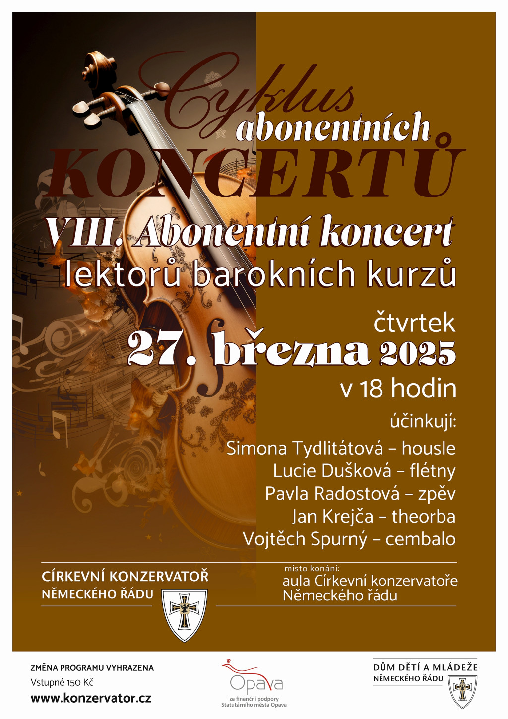 koncert lektorů barokních kurzů