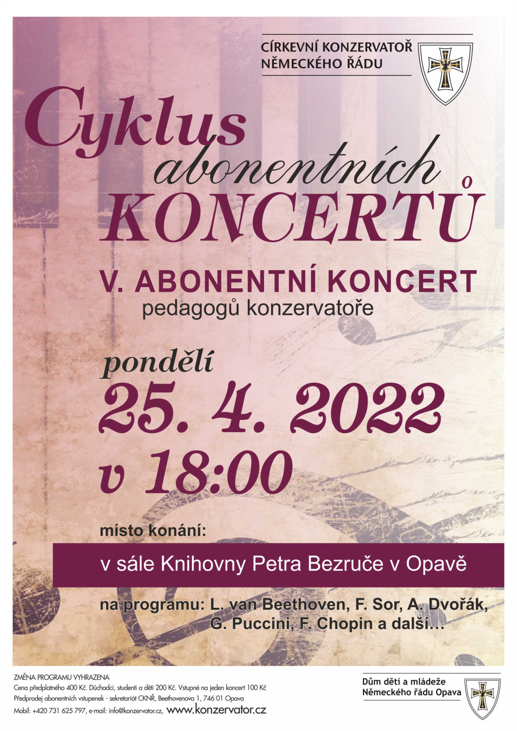 V. Abonentní koncert pedagogů