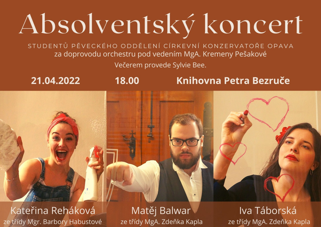 Absolventský koncert - Balwar, Reháková, Táborská