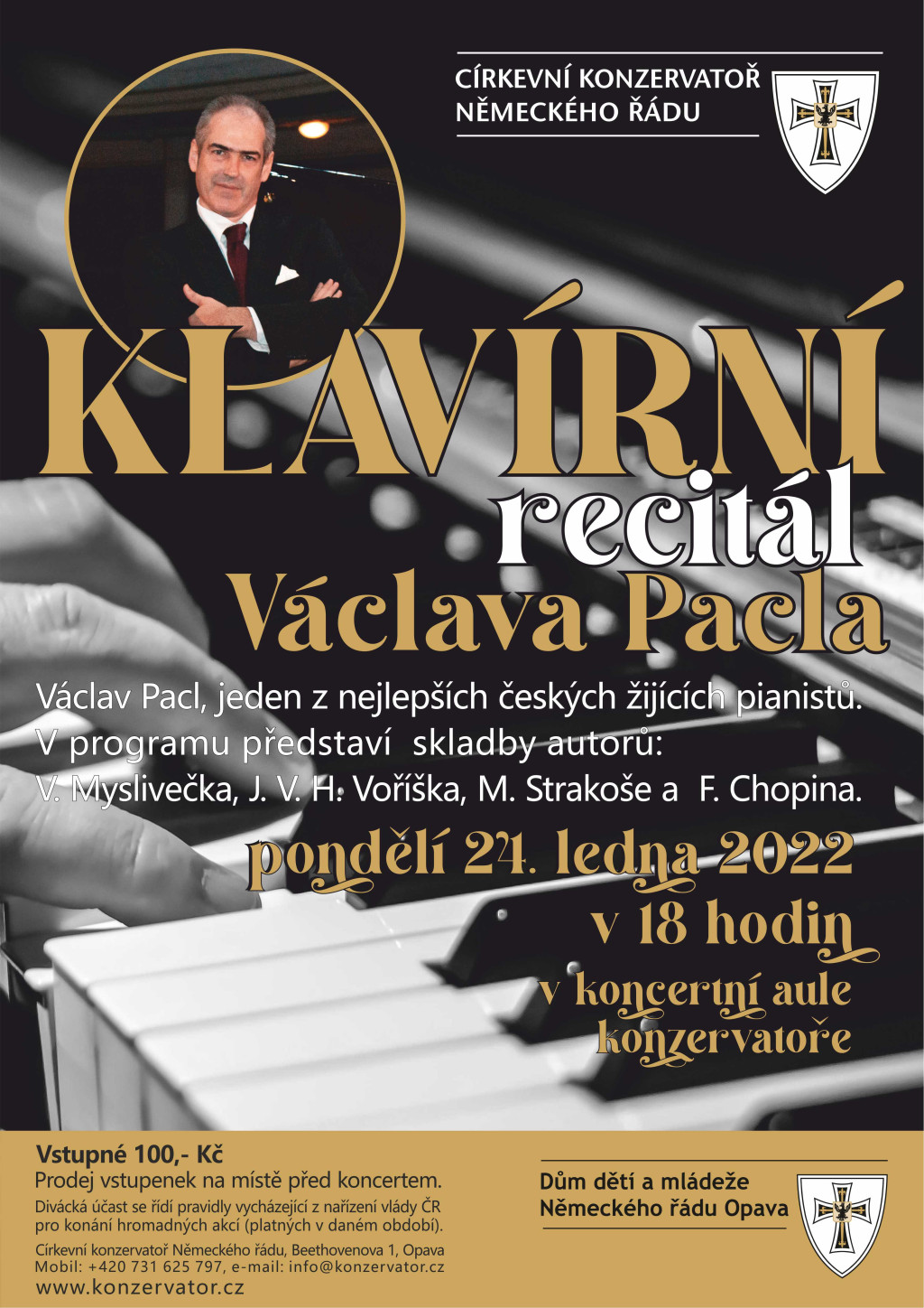 klavírní recitál Václav Pacl